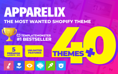Apparelix - Чиста багатоцільова тема Shopify