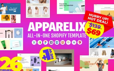 Apparelix - Clean Multipurpose Shopify Theme