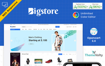 Big Store - Mega Elektronik Mağazası OpenCart Şablonu
