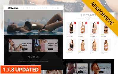 Blossom - Lingerie Store PrestaShop Theme