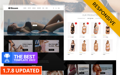 Blossom - Tema PrestaShop del negozio di biancheria intima