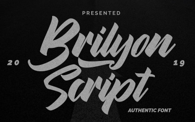 Brylion szkript | Egyedi hiteles betűtípus
