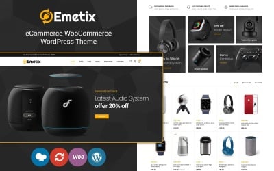 Emetix - Digital Shop WooCommerce Theme