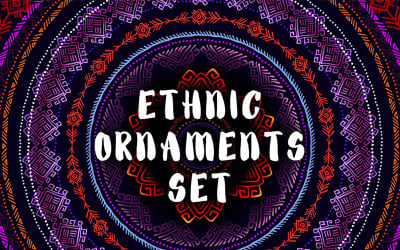 Ethnic Ornaments Set Pattern