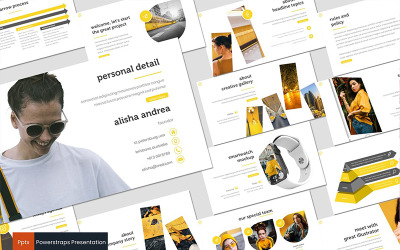 Powerstraps Шаблон PowerPoint