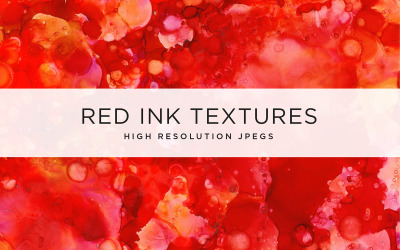 Red Ink Textures Pattern #87244