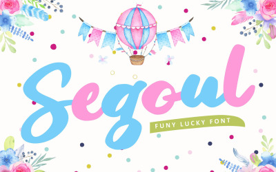 Segoul | Lucky Funny Font
