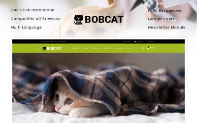 Bobcat - Pets & Animals Store OpenCart Template