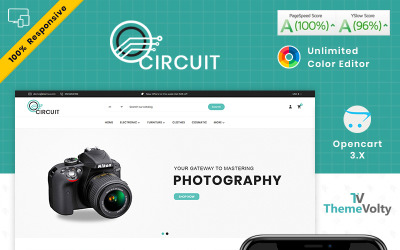 Circuit - Electronics Store OpenCart Template