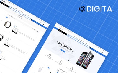 Digita - Электронная коммерция для магазина электроники Очистить тему Shopify