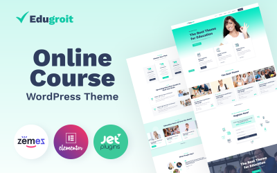 Edugroit - Eğitim Platformu ve Çevrimiçi Kurs WordPress Teması