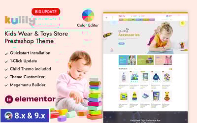 Kulily - Thème réactif PrestaShop pour magasin de mode et de jouets pour enfants