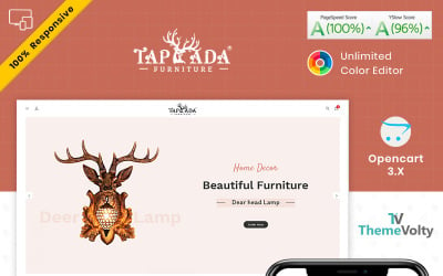 Шаблон OpenCart для мебели Tapada