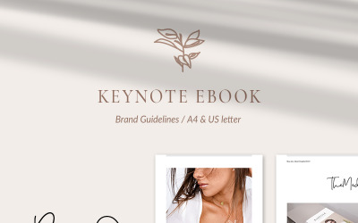 eBook Markenrichtlinien - Rosa Jane - Keynote-Vorlage