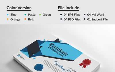 Haque Company Certificate Template 87438