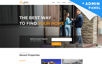 Home for Sale Landing Page Template