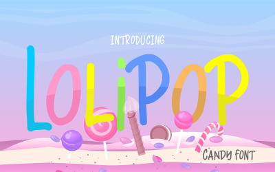 Lolipop | Candy Funny Písmo