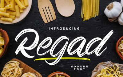 Regad | Modern Food Font