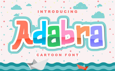 Adabra | Dekorativní kreslené písmo