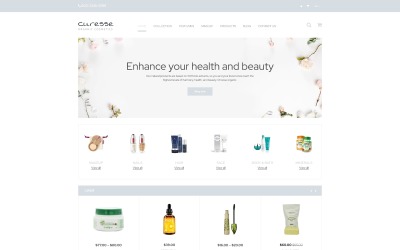 Curesse - Shop Cosmetics Store Shopify Theme