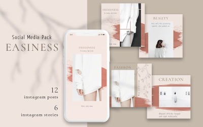 Facilità - Pack modello di social media