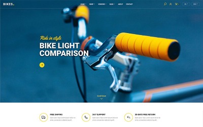 Responsywny motyw WooCommerce Bikes - Shop WooCommerce WooCommerce Theme #87672