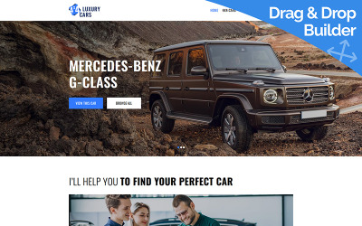 Reszponzív Car Salesman Moto CMS 3 sablon 87689