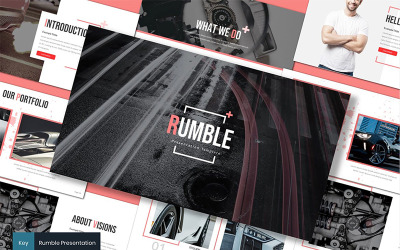 Rumble - Keynote шаблон