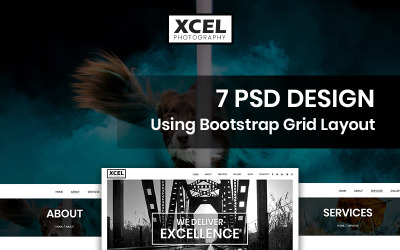 Xcel Photography - Modello PSD di fotografia