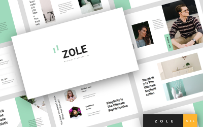 Zole - Minimal Presentation Google Slides