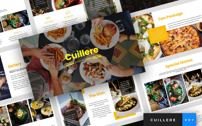 Cuillere - Restaurangpresentation - Keynote-mall
