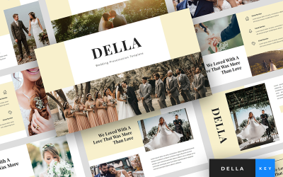 Делла - весільна презентація - основний шаблон