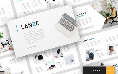 Lanze - apresentação de marketing, slides do Google