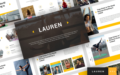 Lauren - Diapositive Google di presentazione dello yoga