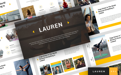 Lauren - Prezentace jógy Google Slides