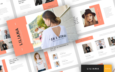Liliana - Mode stilpresentation Google Slides