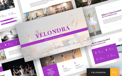 Yelondra - baletní prezentace Google Slides