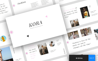 Kora - Fashion Presentation - Шаблон Keynote