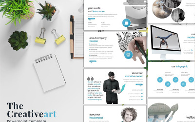 La plantilla de PowerPoint Creativeart