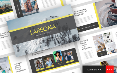 Lareona - Modello PowerPoint di presentazione creativa