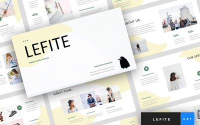 Lefite - Tijdschrift &amp;amp; creatieve presentatie - Keynote-sjabloon