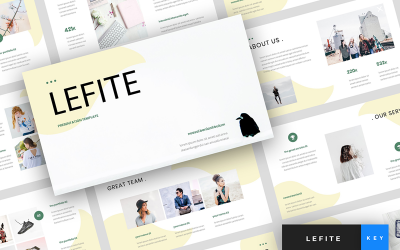 Lefite - Журнал та творча презентація - основний шаблон