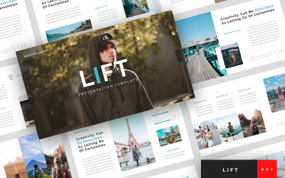 Lift - PowerPoint-Vorlage für kreative Präsentationen