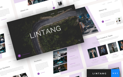 Lintang - Presentazione creativa - Modello di keynote