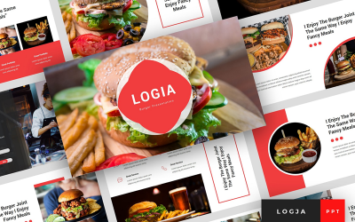 Logja - Шаблон для презентації Burger PowerPoint
