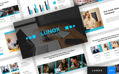 Lunox - Pitch Deck Presentation - šablona Keynote