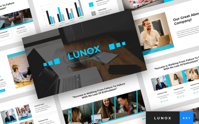 Lunox - Presentazione del Pitch Deck - Modello di Keynote