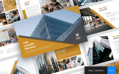 The Luxury - Pitch Deck Presentation - Keynote template