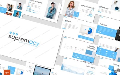 Шаблон Supermacy PowerPoint