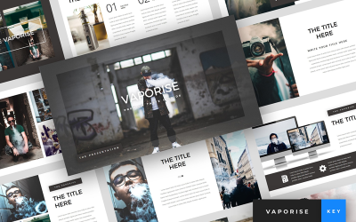 Vaporise - Vape &amp;amp; Vapor Presentation - Szablon Keynote